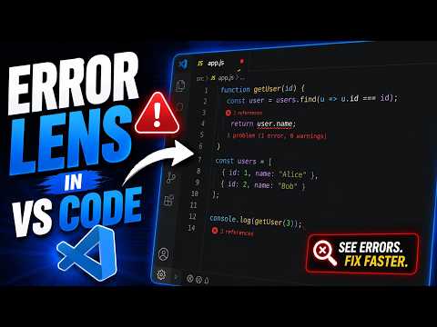 How To Use Error Lens in VS Code (Visual Studio Code Tutorial)