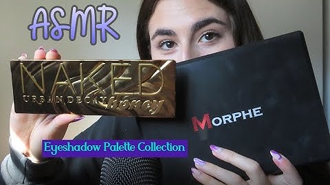 ASMR Eyeshadow Palette Collection (Tapping, Scratching, Whispers, & Swatching Colors)