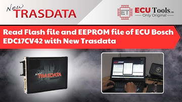 Read Flash file and EEPROM file of ECU Bosch EDC17CV42 with New Trasdata | ECUTools.vn