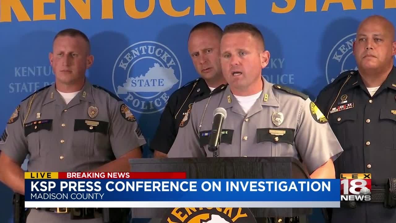 Man Arrested In Connection With Savannah Spurlock Case/KSP News Conference newspaper mockup