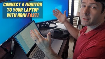 Een monitor aansluiten op een laptop met HDMI (snel en eenvoudig!)