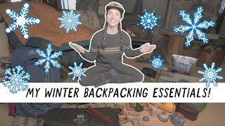 My Winter Backpacking ESSENTIALS! | Miranda in the Wild