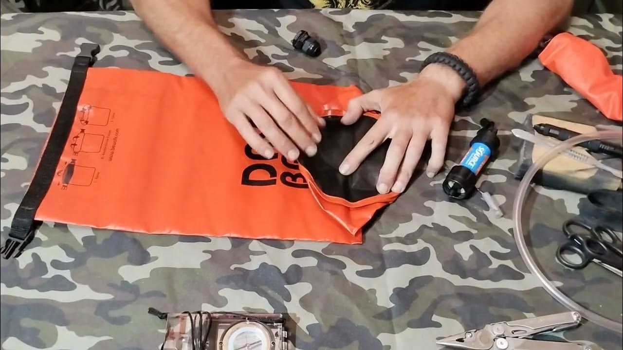 Como conectar tu filtro Sawyer a un DryBag How to connect your Sawyer