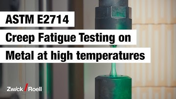 ASTM E2714 Creep Fatigue Testing on Metal at high temperatures