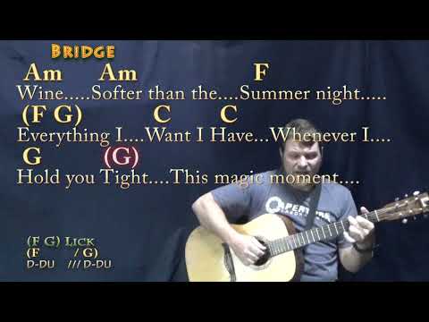 This Magic Moment (The Drifters) Fingerstyle Guitar Cover Lesson in C with Chords/Lyrics