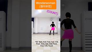 #Wonderwoman(원더우먼) Linedance #COUNT #Improver #가요라인댄스 #씨야.다비…