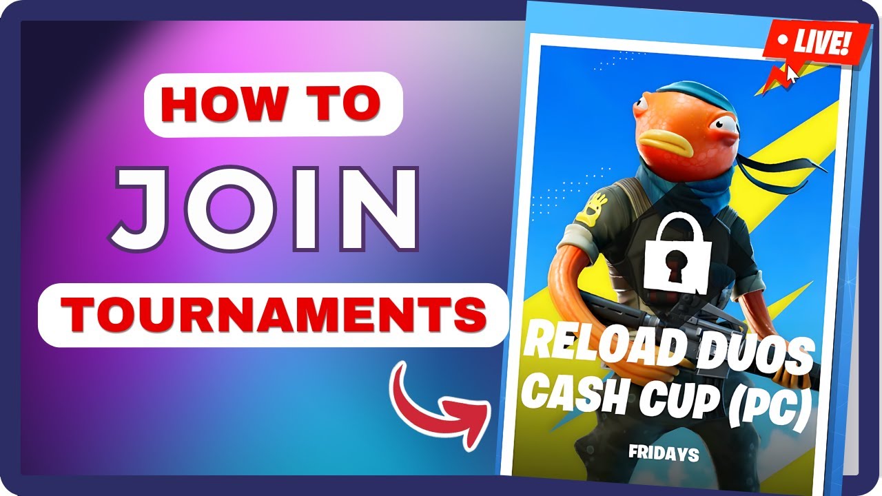 How to Join Tournaments in Fortnite - Full Guide - YouTube