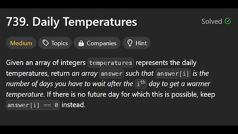 LeetCode 739: Daily Temperatures - Optimized Java Solution Explained!