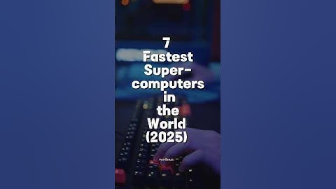 Top 7 Fastest Supercomputers in the World! ⚡🖥️ | #shorts #supercomputer