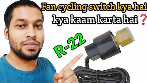 R-22 fan cycling switch kya hai aur kaise kaam krta hai🤔❓️| refrigerant 22 ||Venus Tech ||