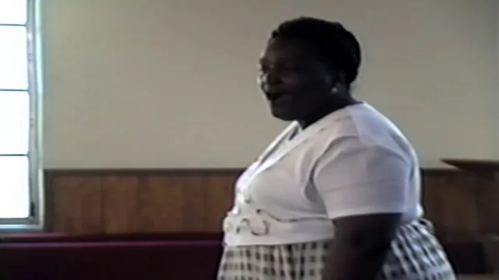 Sister Bernell Sumbry  Reading God's Letter