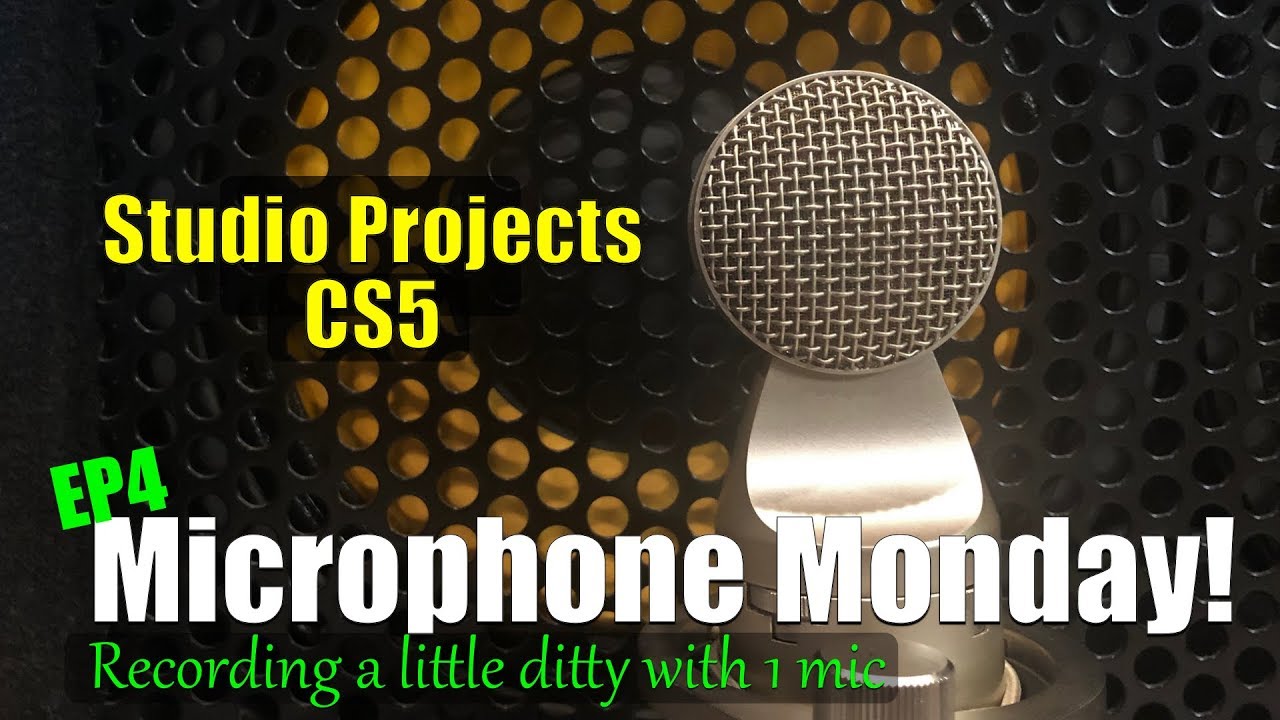 Microphone Test! Recording A Song with Studio Projects CS5 YouTube