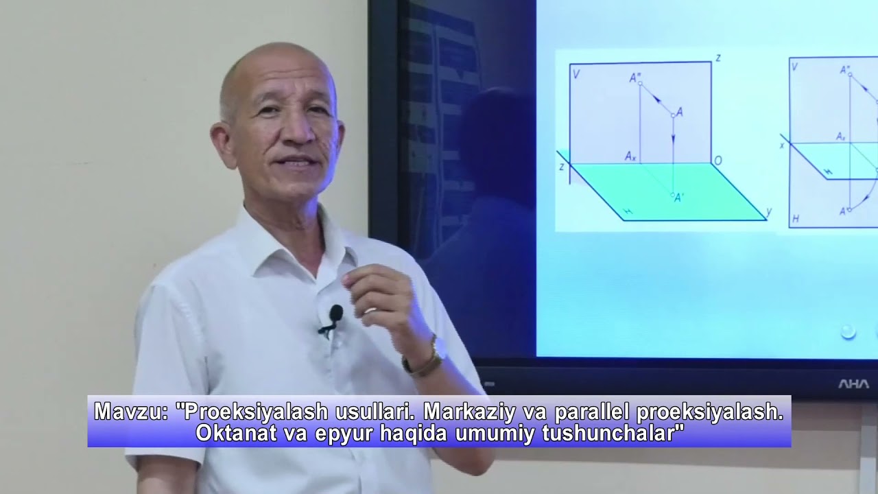 марказий ва паралел проекциялаш. Октантлар эпюр.D.Mamatov.Д.Маматов