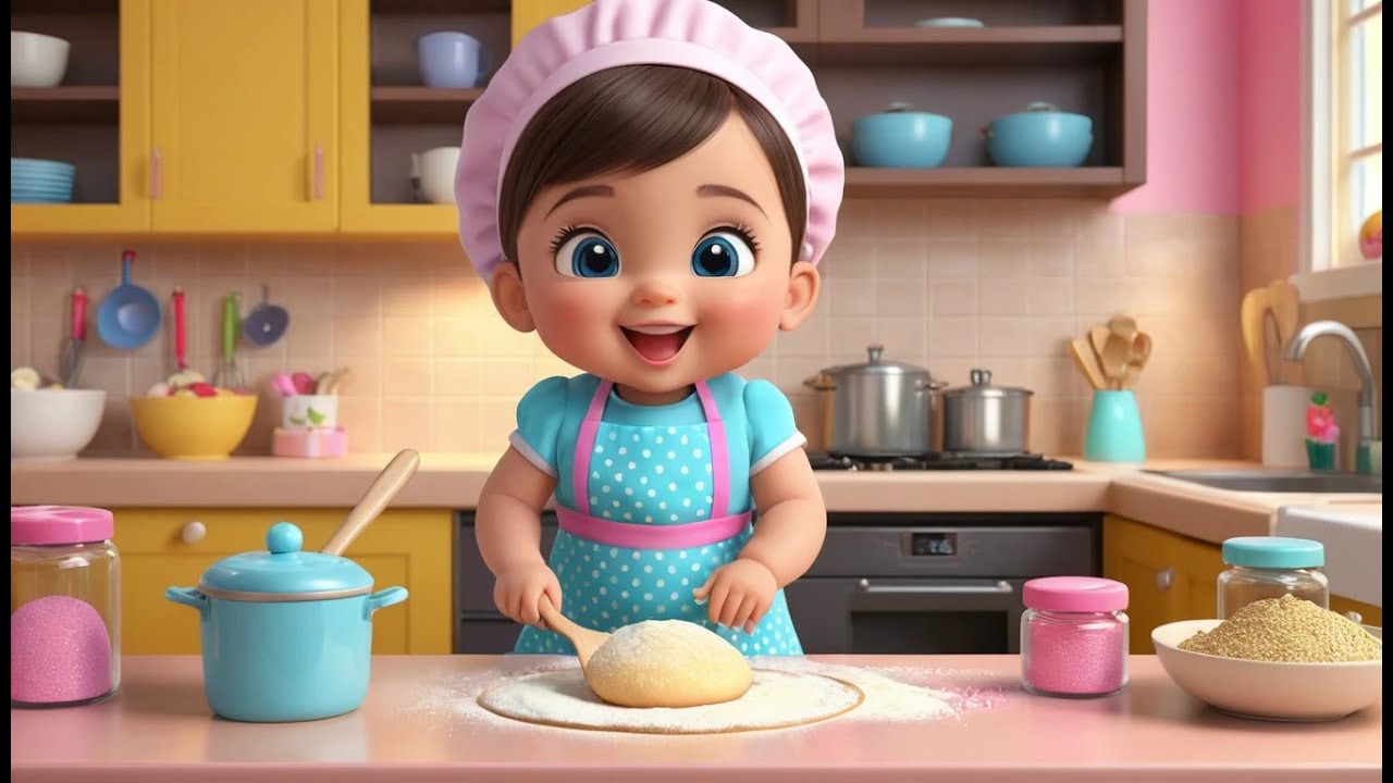 Tiny Chef Cookie Time | Fun Cooking & Learning Nursery Rhyme for Kids | Baby Learning Song