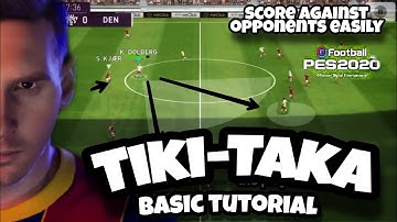 tiki taka pes 2020 mobile | win every matchday with small teams | easy to learn advanced tactics |