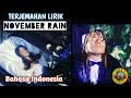 Guns N Roses - NOVEMBER RAIN || Lirik dan Terjemahan Bahasa Indonesia