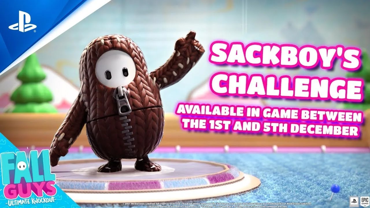 Fall Guys: Ultimate Knockout | Sackboy Limited Time Event | PS4