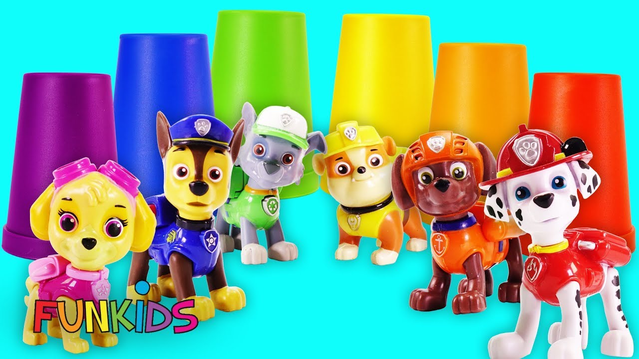 Ice Cream Surprise Cups Toys ! Squishy Animals & Paw Patrol YouTube
