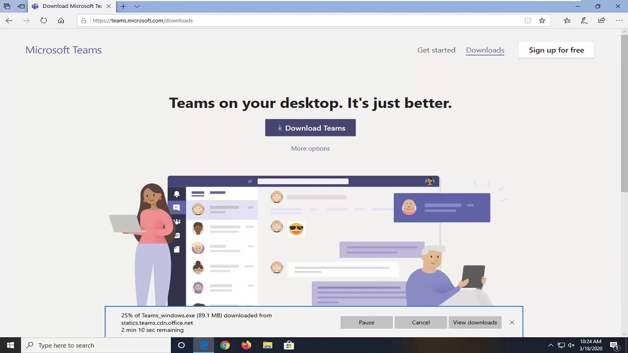 download microsoft teams desktop app