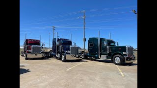 3 New 2023 Peterbilt 389 4Axles for Blackjack Express. Hot Rod Heavy Hauls!