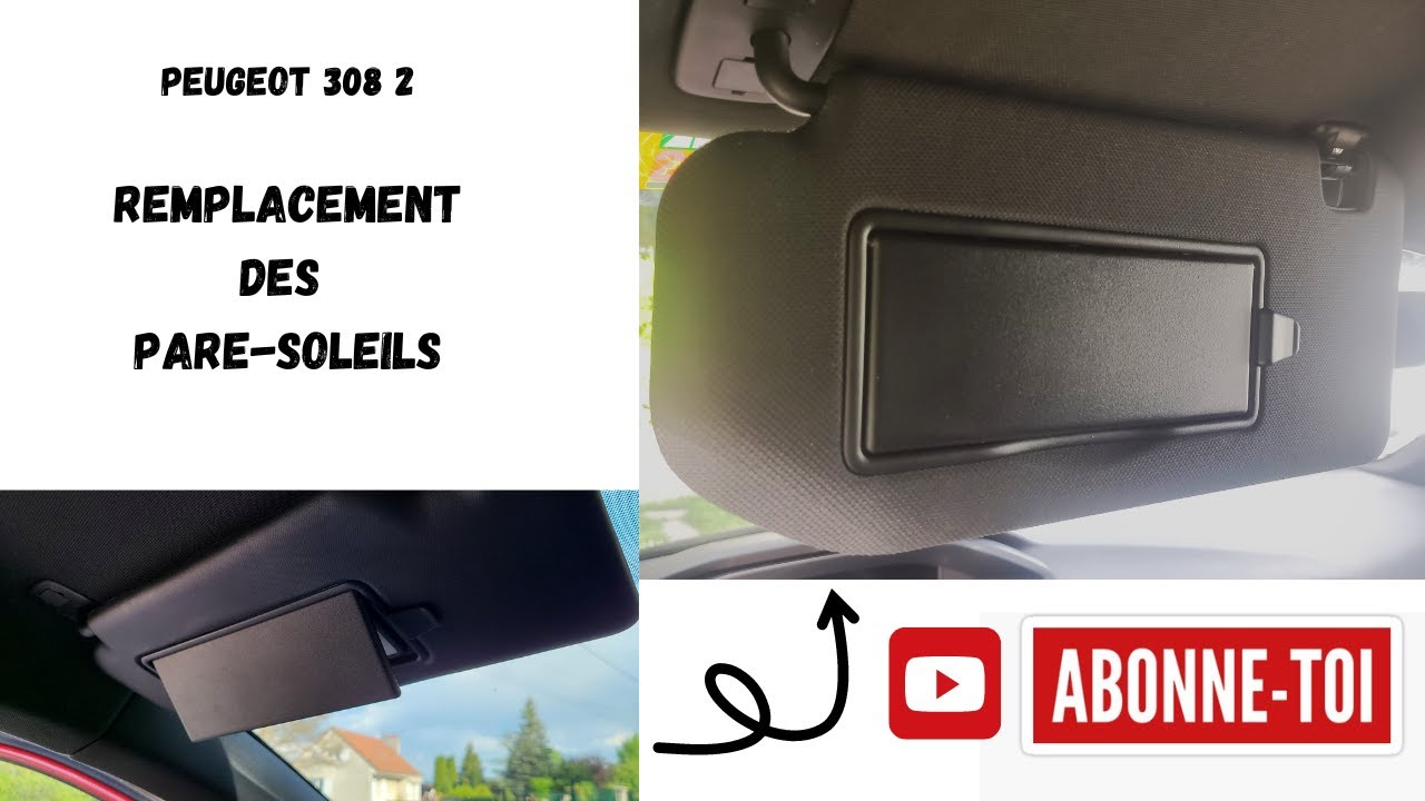 Remplacement d'un pare-soleil - Peugeot 308 2