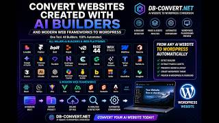 AI WEBSITE TO WORDPRESS CONVERTER TOOL – Convert AI Websites to WordPress in Under 5 Minutes