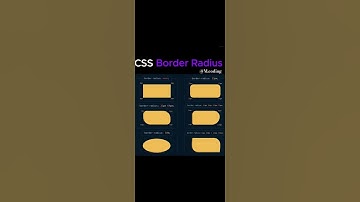 CSS(Cascading Style Sheets)border radius #css#M.coding #borderradius #shorts#coding #languageskills