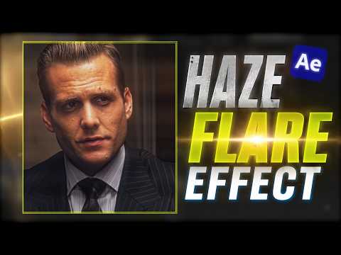 Haze Flare Effect in After Effects (No Plugin) | AE TUTORIAL | #video #tutorial #aftereffects 