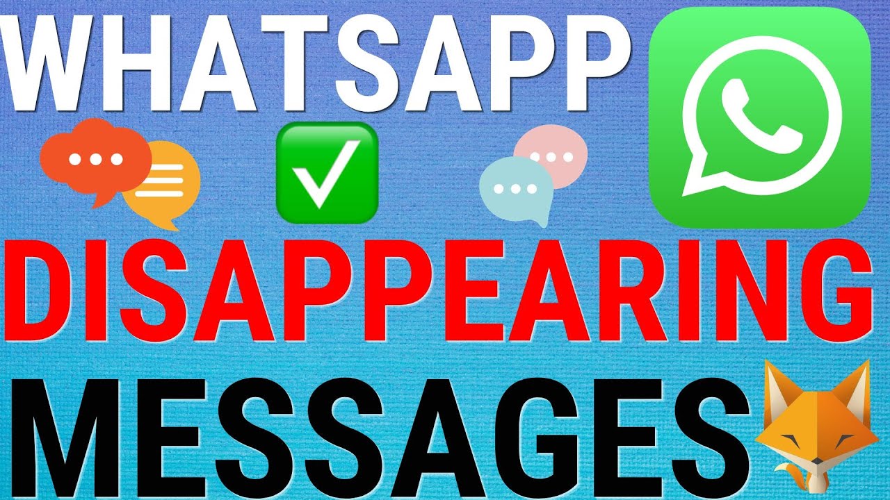 How To Turn On Disappearing Messages On WhatsApp YouTube how-to-turn-on-disappearing-messages-on-whatsapp-youtube