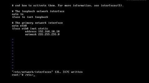 Konfigurasi IP Address Di Debian Lenny Berbasis Teks via VMWare