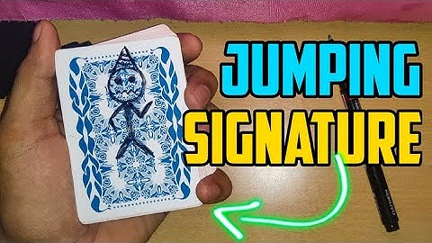 The JUMPING Signature Card trick - EXPLAINED