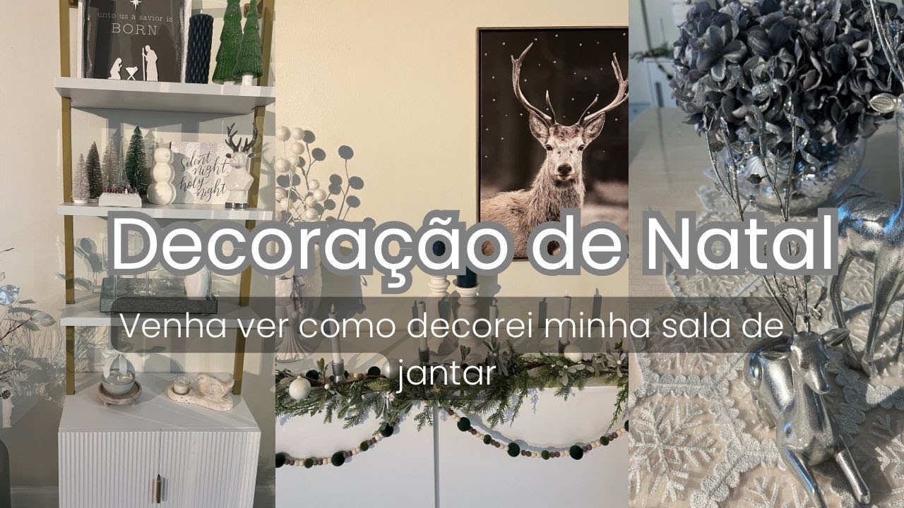 Decoração de Natal linda e que foge do comum!