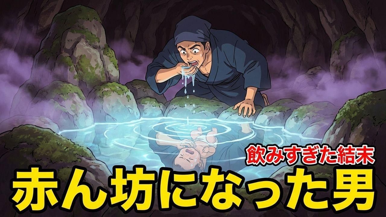 若返りの泉、飲みすぎた強欲な男の衝撃すぎる末路