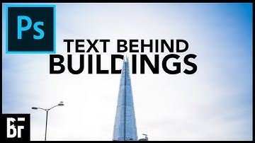 Add Text Behind a Building in Photoshop