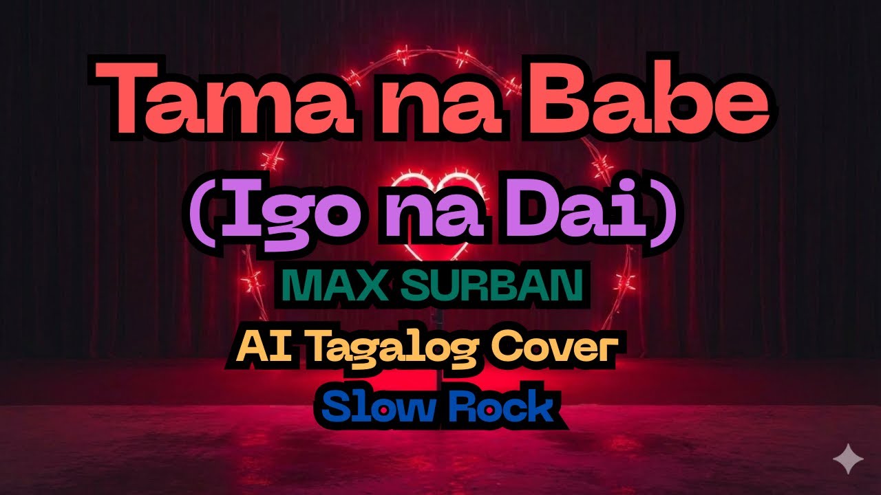 Tama na  Babe (Igo na Dai)🎶 Ai Cover Tagalog version 💖 Slow Rock