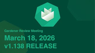 Review Meeting 2026/03/18 - v1.138 Release