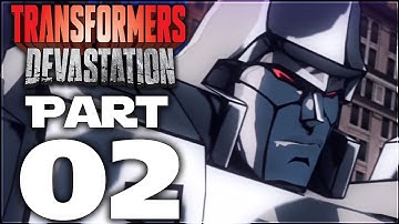 Transformers Devastation Walkthrough Part 2 | Boss: Megatron | No Commentary Gameplay Playthrough