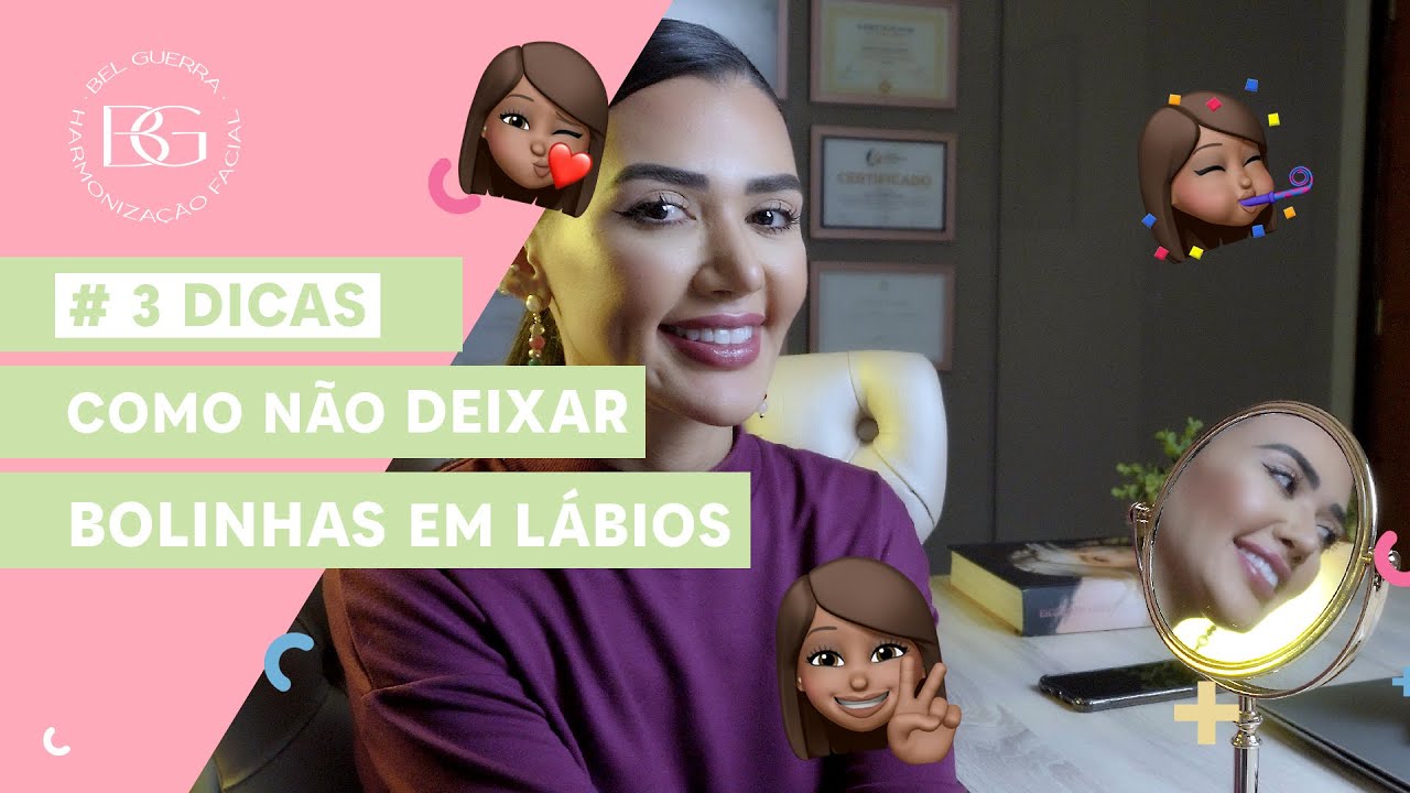 Bolinha nos lábios, é normal?