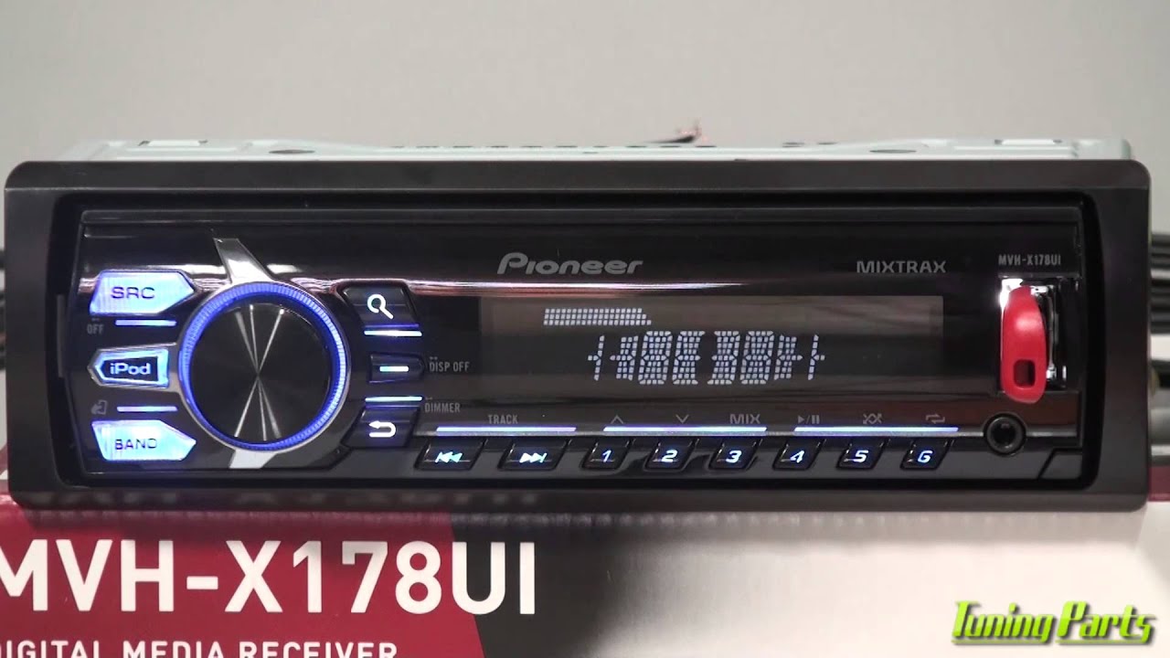 Pioneer MVH X178UI Media Receiver Lançamento 2015 YouTube