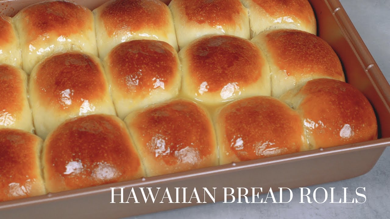 Homemade Hawaiian Bread Rolls Sweet and Soft YouTube