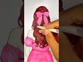 Most Satisfying Beautiful Girl Art | Cozy Fashion Marker Therapy 🎨 #asmrart  #arttherapy #coloring