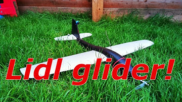 Lidl Glider maiden! FPV! with a Lefei Sparrow 2-osd