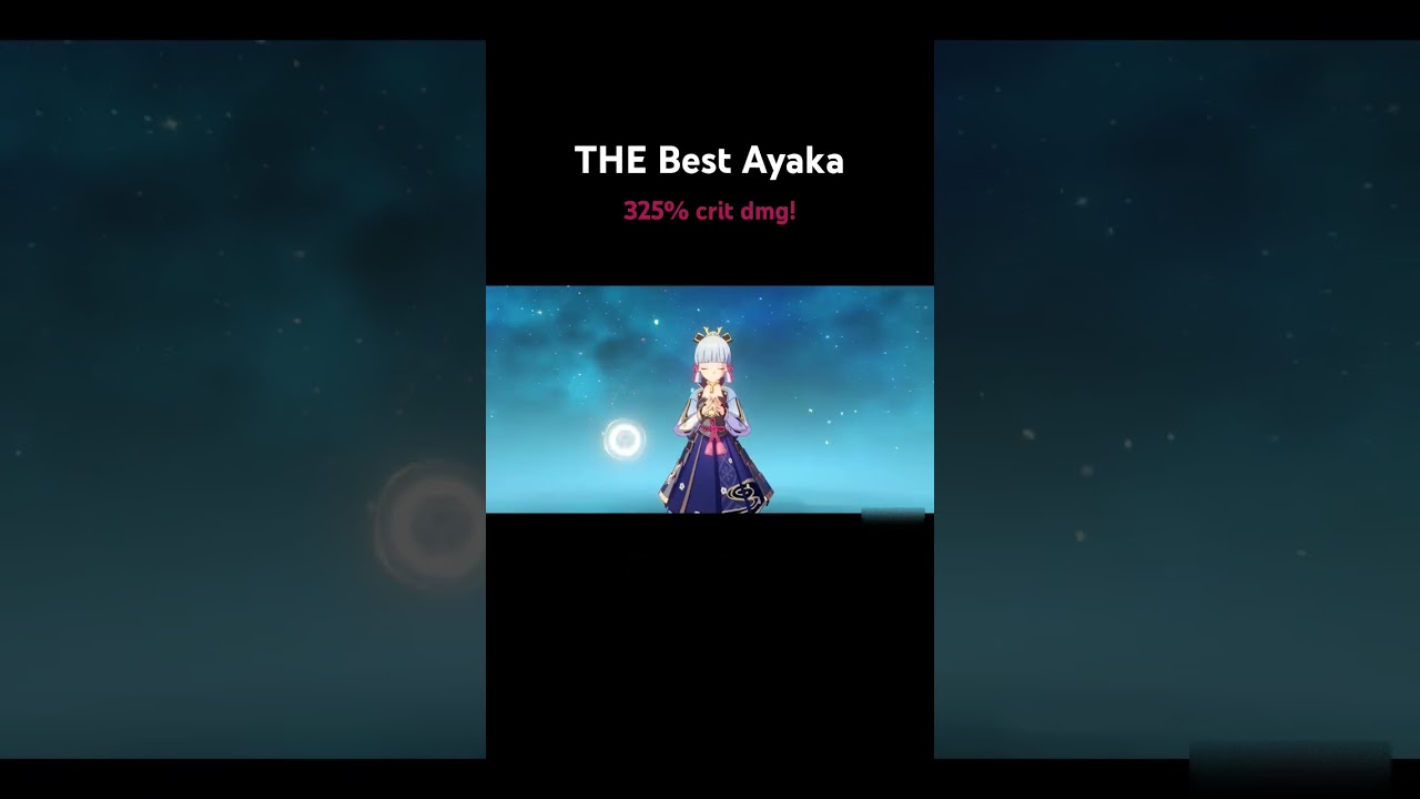 The best Ayaka f2p 