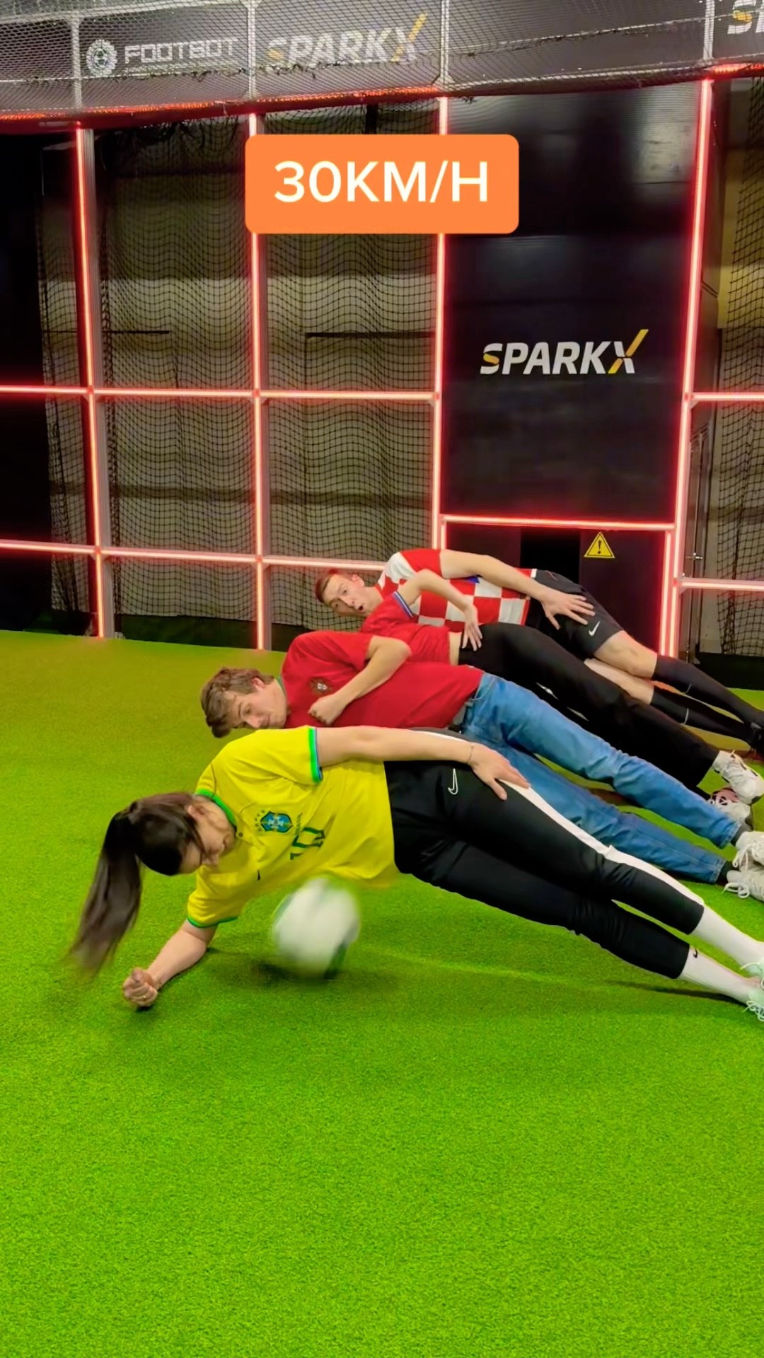 Side Plank vs Football Robot ??