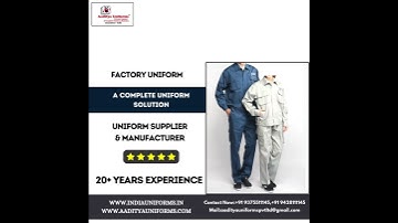 Factory Uniform Available At Aaditya Uniforms