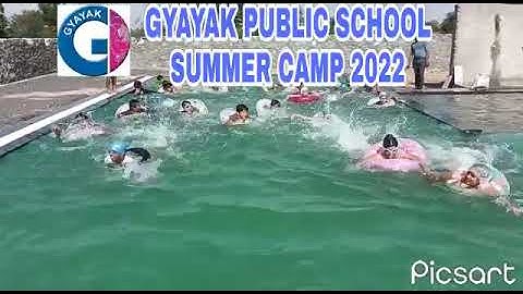swimming Active at Gyayak Public School summer camp 2022