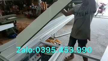 Máy cưa bàn trượt Y45 chuyên cắt gỗ thịt lắp đặt tại Kiên Giang - hotline/zalo: 0395453990