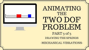 Animating the Two Degree of Freedom System - Part 3 of 3  - Drawing the Springs