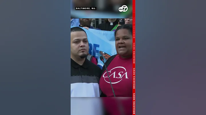 Kilmar Abrego Garcia thanks supporters ahead of check-in with Baltimore ICE