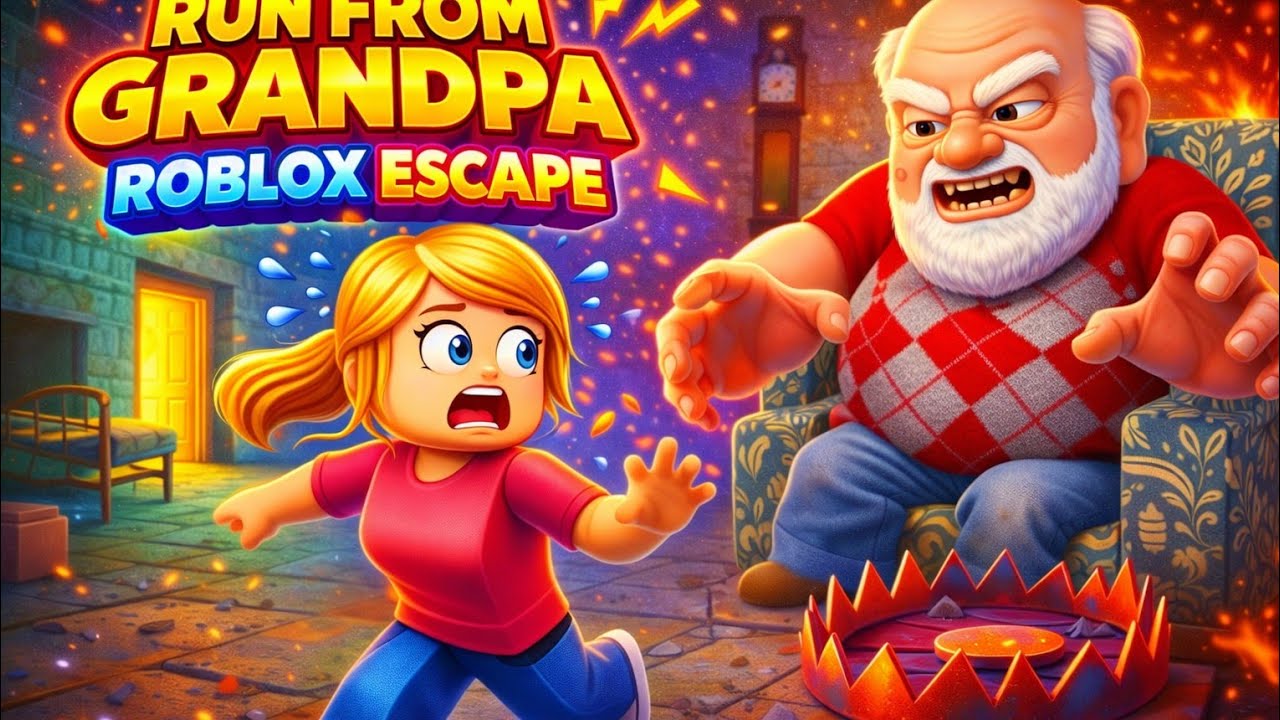 Run From Grandpa 😱 Hard Mode | Roblox Scary Escape Gameplay | Roblox Escape